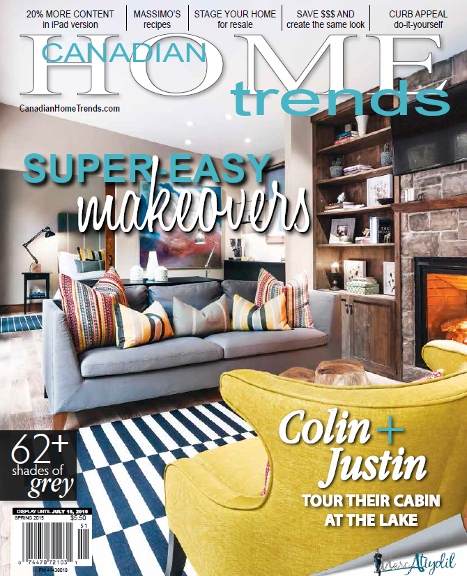 Featured in Canadian Home Trends Magazine…Again.